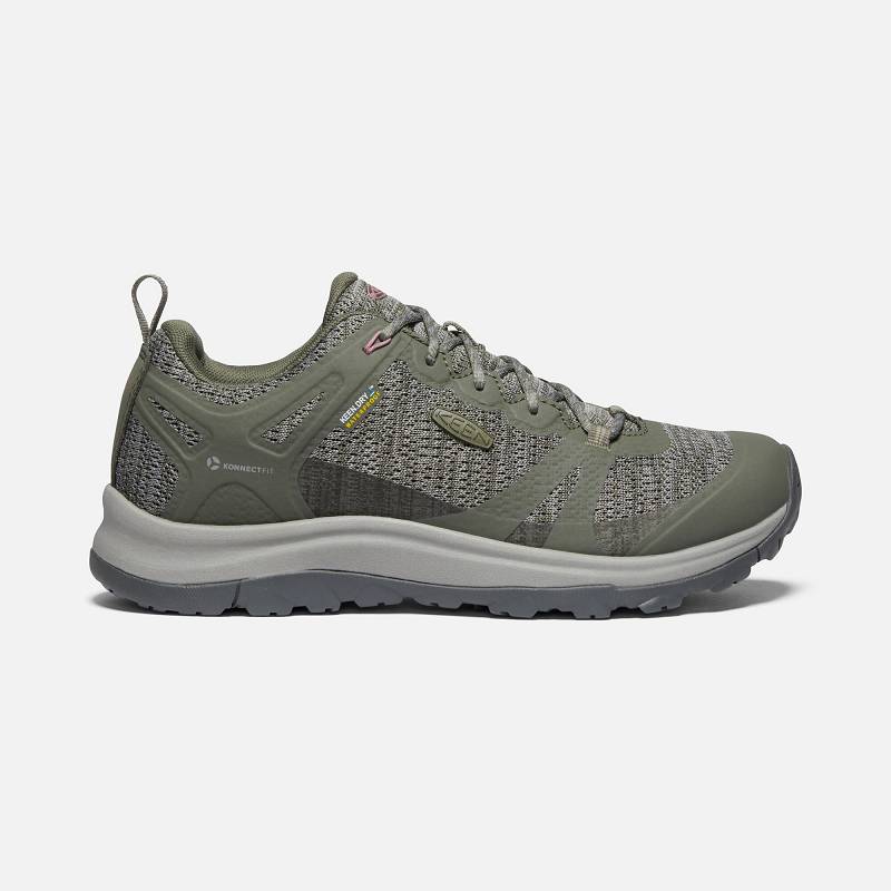 Keen Terradora II Waterproof Wanderschuhe Damen DE-10536 Dusty Olive/Nostalgia Rose - Keen Damenschu